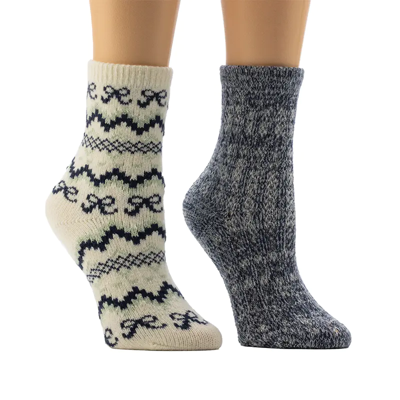 Vớ nhà có họa tiết chuỗi nơ của Ladies'Chevron