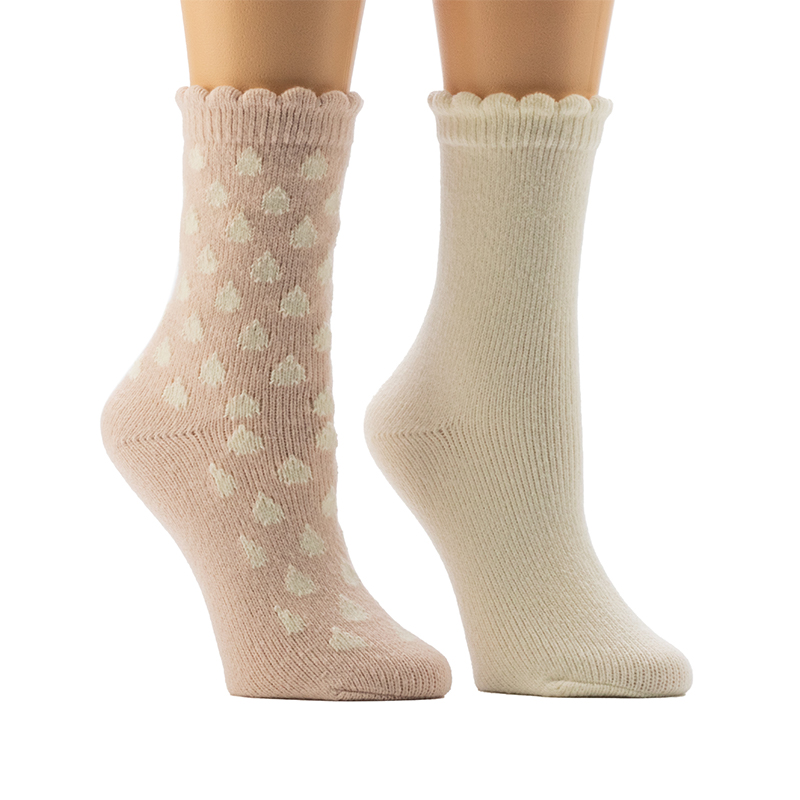 Vớ nhà ấm cúng của phụ nữ Scallop Welt