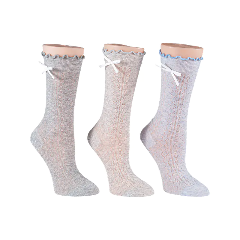 Tất Openwork hình nơ dành cho nữ
